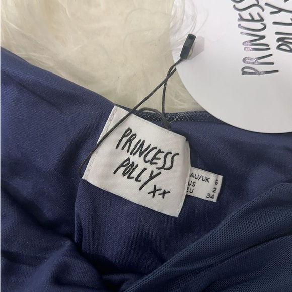 US 2, Navy, One Strapped Mini Dress from Princess Polly - Picture 3 of 4